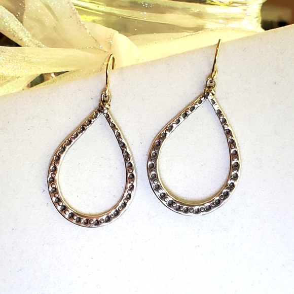 Didae Sterling Teardrop Dangle Earrings 1 3/8” Long ⬇️PRICE DROP⬇️ - Picture 6 of 10